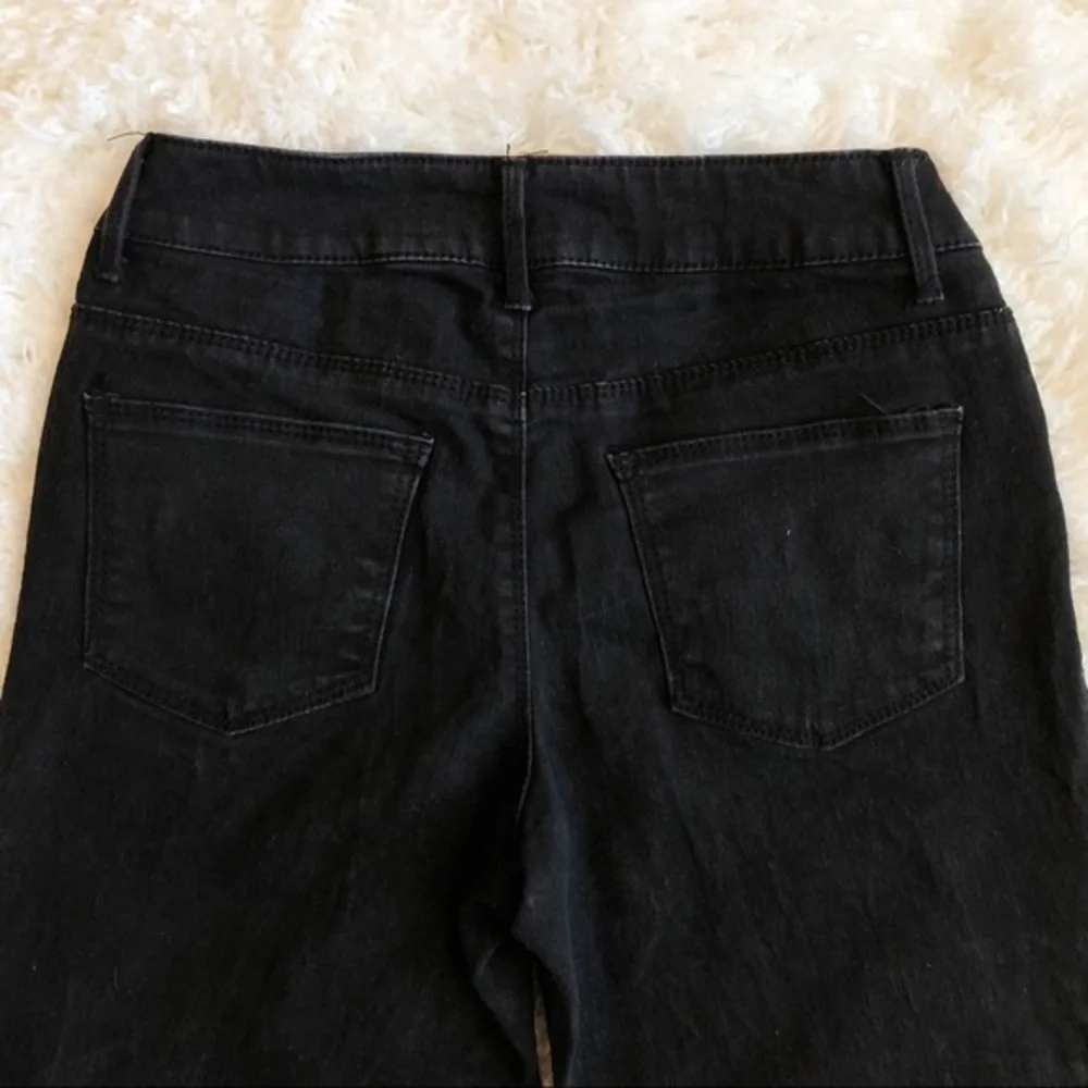 Women’s Faded Glory Black Stone-Washed Jeans Sz 8P - Picture 6 of 6